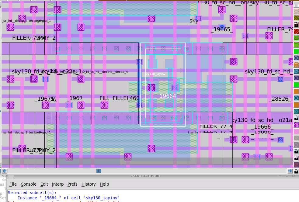 Sky130 Inverter Layout