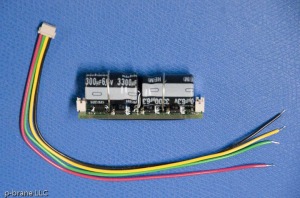 Photograph of the EH300A module and cable assembly.