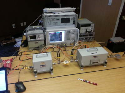 Photo of the Agilent Technologies PNA Model Extraction test set.