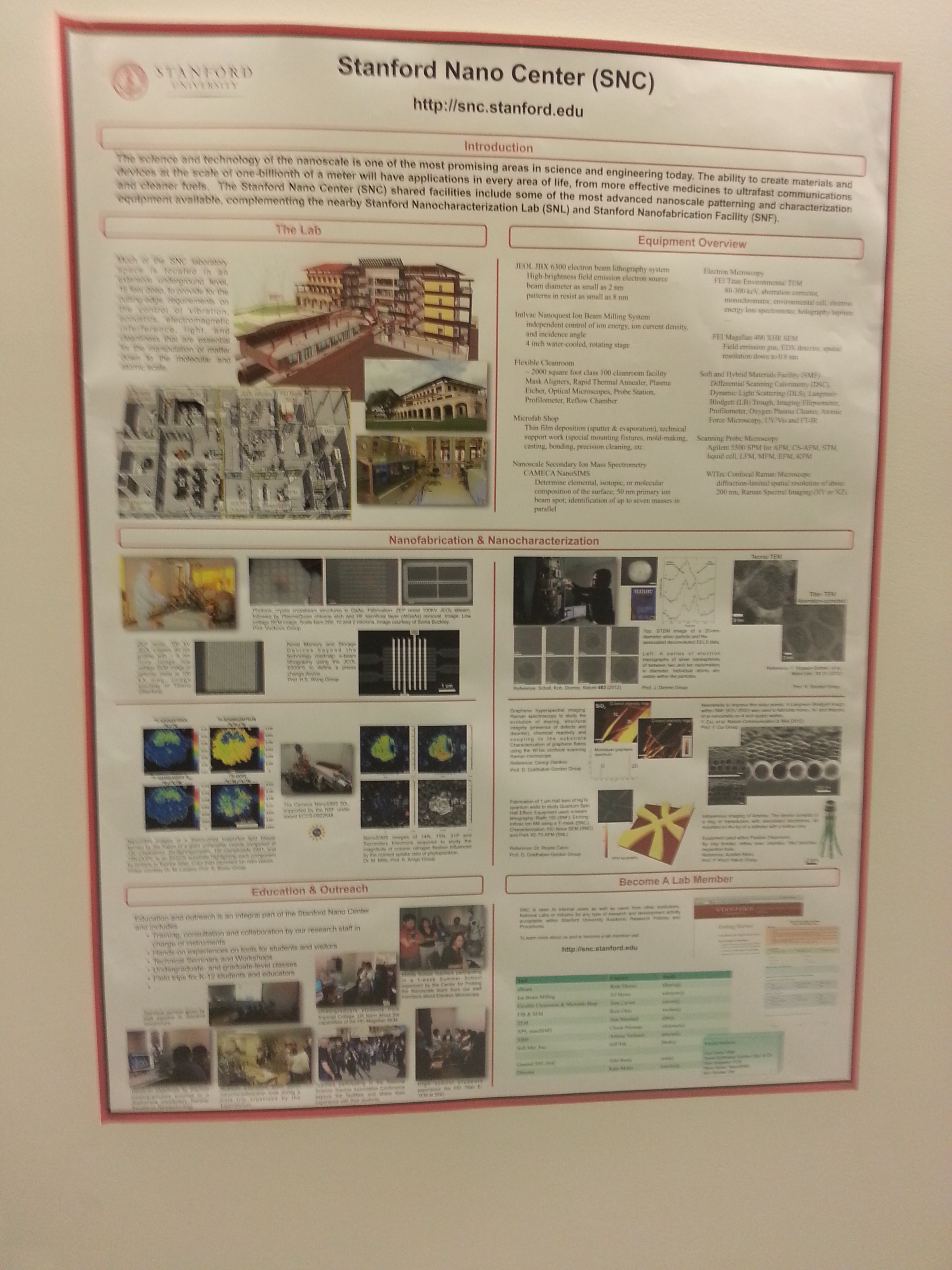 Stanford Nano Center Poster